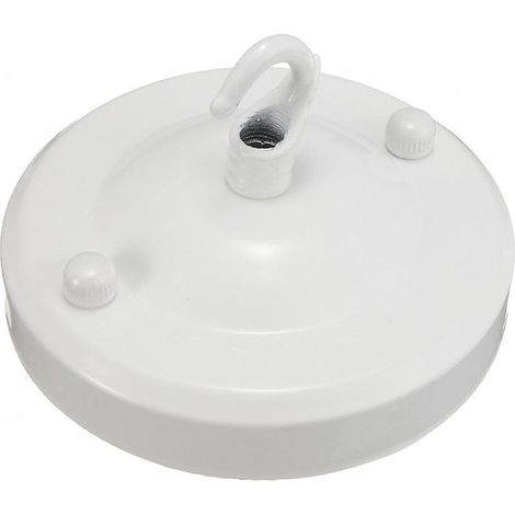 10 Stück Vintage-deckenhaken Aus Eisen – Weiß, Metall-hängeplatte Mit Haken Und Saugnapf Für Diy-zubehör, Sockel
