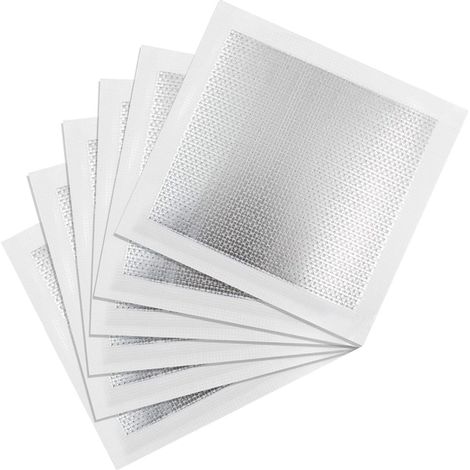 6-teiliges Gipskarton-reparaturset, 20x20 Cm Aluminiumaufkleber Für Wände