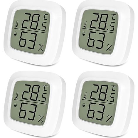 Für Allgemeine Zwecke - 4-zoll-digitalthermometer-hygrometer-innenthermometer (tischgerät, Tragbar)