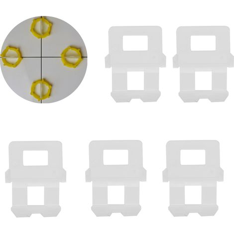 100-teiliges Fliesenverlegesystem Typ Fg4, Bodenabstandshalter Und Nivellierkeile, Installationswerkzeug