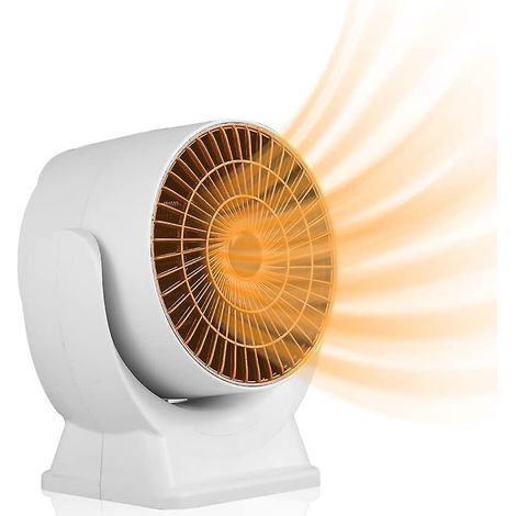 Mini-heizkörper 800w, Energiesparender Mini-heizlüfter Mit 3-sekunden-schnellaufheizung, Leiser Und Sparsamer Heizkörper, Kleiner Heizkörper Für