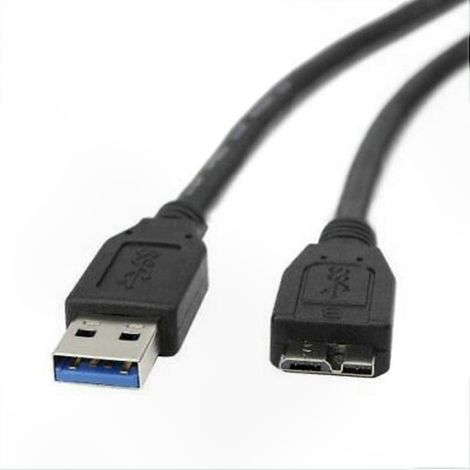 Câble Usb 3.0 A Vers Micro-b Pour Disques Durs Portables, Longueur 2 M, Transfert De Données Haute Vitesse - Compatible Avec De Nombreuses Marques