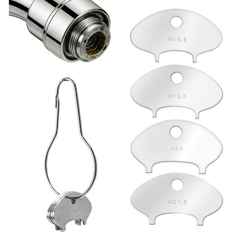 Faucet Aerator Wrench - 4 Pièces Metal Service Toolkit