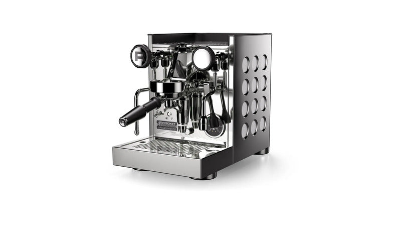 [gebraucht] B-ware Rocket Espressomaschine Appartamento Tca 1,8l Edelstahl 1200w Chrom Weiß 35,8cm