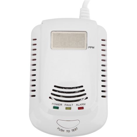 808l Gas Detector, Gas Alarm, Smart Voice Alarm, Combustible Gas Detector, Ac 90v-240v (shipped Without Battery), European Standard
