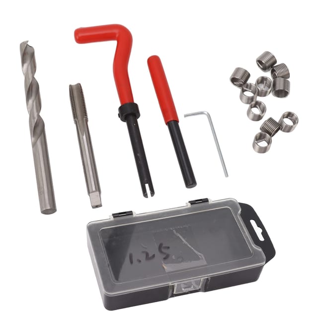 M10x1,25 Gewindereparaturset Aus Kohlenstoffstahl Mit Gebogenem Griff Für Gewindereparaturen