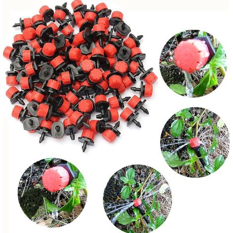 100-teiliges Tropfbewässerungssystem Für Die Gartenbewässerung, Tropfpartikel-zubehör Für Blumenbeete, Gemüsegärten Und Rasenflächen