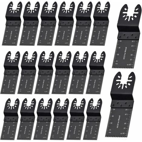 Für Werkstatt Und Heimwerker - Universelles Oszillierendes Sägeblatt Für Metall Und Holz - 20 Stück - 35 Mm - Schnellwechsel-multitool Für Dewalt (metall, Werkzeug)