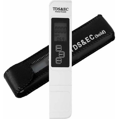 Bohrer-set Mit Lcd-bildschirm, Tds/ec-messgerät, 3-in-1-digital-tds-tester Für Wasserqualität, Ec-, Leitfähigkeits- Und Temperaturmessstift