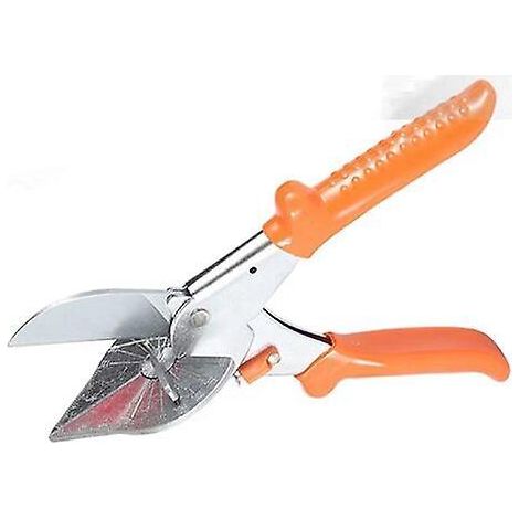 (orange) Winkelmeißel, Multifunktionales Winkelmesser Mit Schwarzem, Rutschfestem Griff, Handwerkzeug Zum Schneiden Von Dünnem Holz, Verstellbare Winkelschere 227