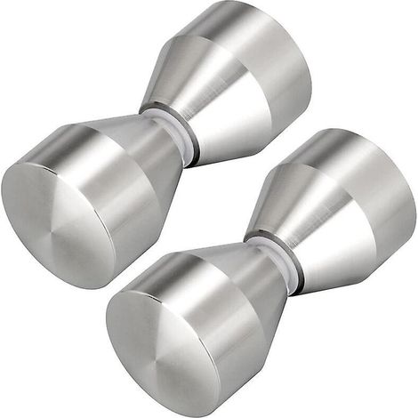 Set Mit 2 Edelstahl-duschtürknöpfen, Glastürgriffen Für Badezimmer