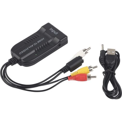 Hdmi-zu-av/cvbs/s-video-stecker-konverterkabel Für Composite-video Und 1080p-audio