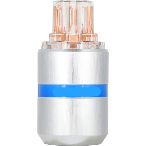 Mono-audiostecker Aus Reinem Kupfer Für Netz- Und Hifi-anschlüsse, 100–250 V, F107-buchse