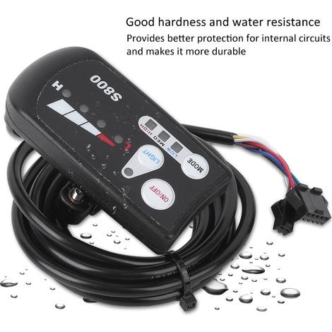 Led-display Für S800 Lithium-akku-elektrofahrrad – Horizontales Schwarzweißdisplay, 36 V
