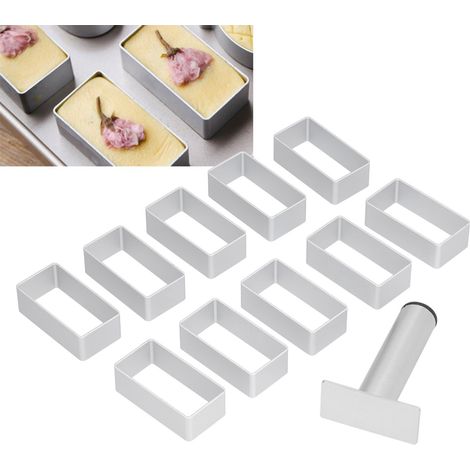 Kuchenform Aus Edelstahl, Rechteckige Backform Für Mondkuchen Und Kekse, Küchenaccessoire