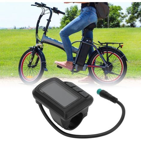 En06 Lcd-elektrofahrradcomputer Mit Usb-anschluss, Geschwindigkeitsanzeige, Wasserdicht Für Mountainbikes Und Scooter