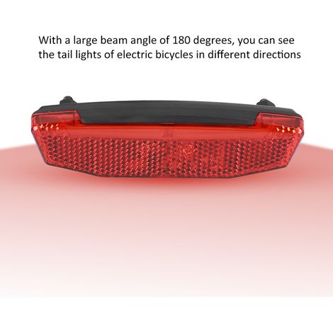 Led-rücklicht Für 6v-60v-elektrofahrräder, Sicherheitsausrüstung Für Nachtfahrten, Sm-stecker