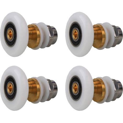 Satz Mit 4 Schiebetürlagern, 20 Mm, Modernes Design, Extrem Leiser Betrieb, Hohe Tragfähigkeit