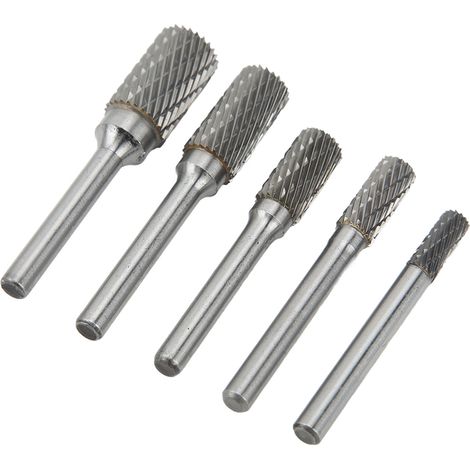 Satz Doppelschneidiger Hartmetall-rotationsfräser, 6 Mm Schaft, Für Metall- Und Holzbearbeitung, Schmuckherstellung Und Oberflächenschleifen