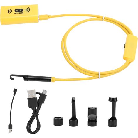 8-mm-hd-1200p-wlan-endoskop, Ip68 Wasserdicht, Für Ios Und Android, 1 M/3,3 Fuß Kabellose Inspektionskamera