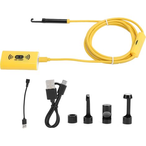 8-mm-hd-1200p-funkendoskop, Ip68 Wasserdicht Für Ios/android, 2 M/6,6 Ft Inspektionskamera