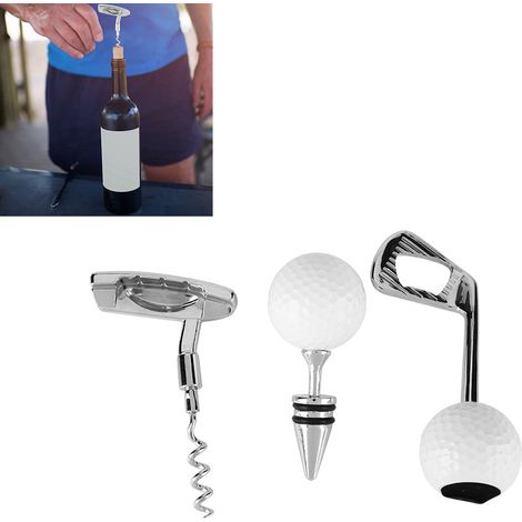 Golfschlägerförmiger Korkenzieher, Flaschenöffner Für Rotwein Und Bier, Bar- Und Küchenaccessoire