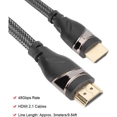 M Langes 8k-glasfaserkabel Mit Hdmi 2.1-anschluss Für Synchrone Hochgeschwindigkeits-audio-video-übertragung