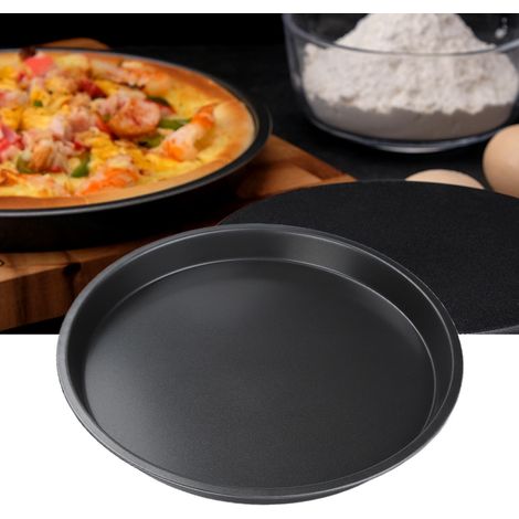 2-teilige Tiefe Antihaft-pizzapfanne Aus Verdicktem Kohlenstoffstahl Für Küche Und Bäckerei, 30 Cm (12 Zoll)
