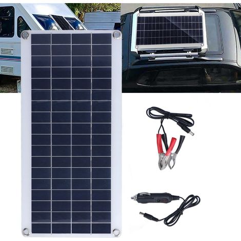 Tragbares 8w Monokristallines Flexibles Solarset Für Boot, Wohnmobil, Zuhause