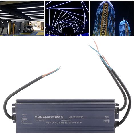 Ip67 Wasserdichtes 400w 24v 16,6a Led-netzteil Für Led-streifen - Konstantspannungstransformator