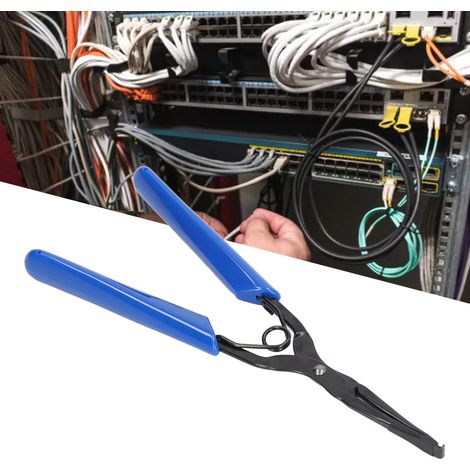 Spitzzange Für Glasfaserstecker, Einsteck- Und Ausziehwerkzeug Mit Rutschfestem Griff