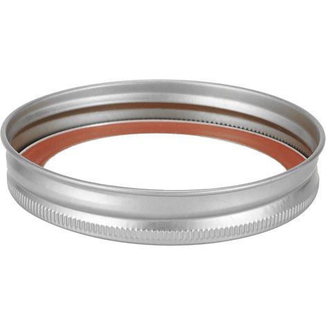 Runde Glasaufbewahrungsdeckel, Geteilte Ausführung – 10 Stück, 86 Mm, Silber, Mit Ring Und Deckel Für Vorratsgläser
