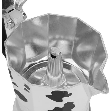 Kaffeekanne Aus Aluminium, Mokkakanne, 3 Tassen, 150 Ml, Für Kaffee Zu Hause Und In Cafés