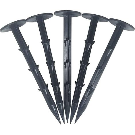 Professionelle 11 Cm Lange Kunststoff-gartenspieße Für Unkrautvlies, 30er-packung, Langlebig Und Vielseitig