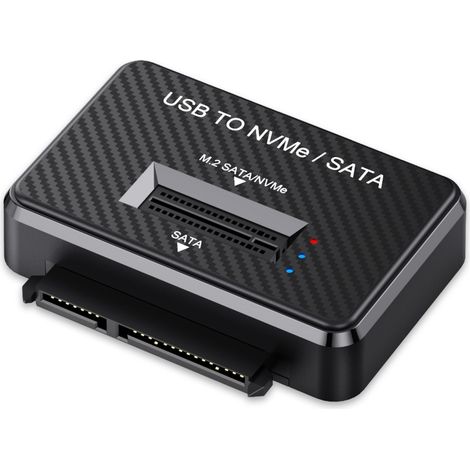 Usb-zu-nvme-adapter Für Festplatten, Festplattenkonverter Mit Netzteil, Datenübertragung, M.2 Nvme/sata Ssd-kartenleser