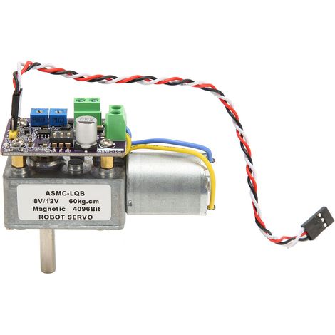 Hochleistungs-60-kg-roboterservomotor Mit Schneckengetriebe Für Roboterarm- Und Ventilsteuerung