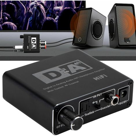 Bidirektionaler Optischer/koaxialer Audio-konverter Dac Mit Schalter