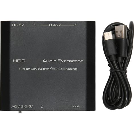 4k 60hz Hdmi-audio-extraktor Mit Hdcp- Und Dts 5.1-unterstützung Für Heimkino