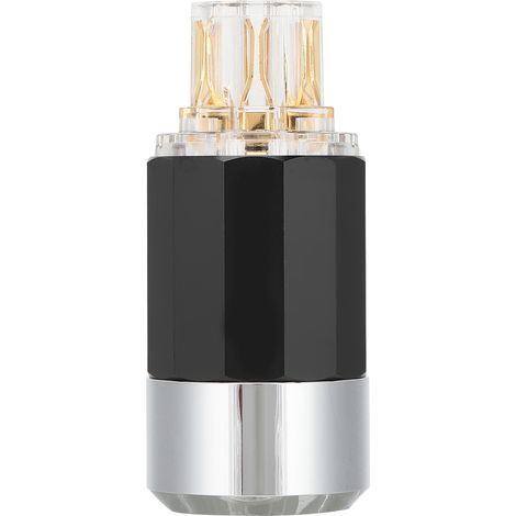 24 Karat Vergoldeter Hifi-audio-stromanschluss Aus Reinem Kupfer, 100–250 V, Buchse F109g