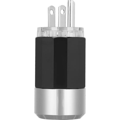 Rhodinierter Hifi-audio-stromanschluss Aus Reinem Kupfer, 100–250 V Stecker M109r