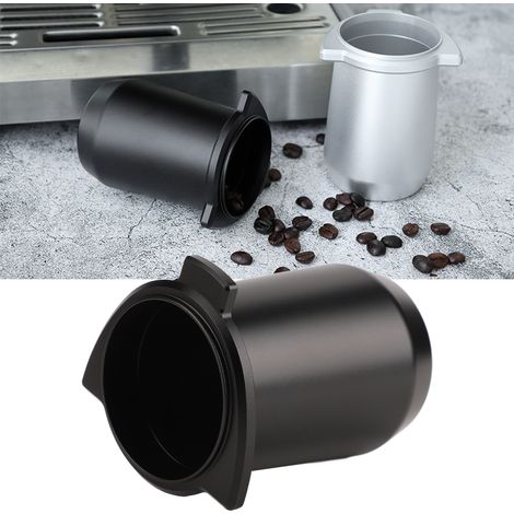 54-mm-messbecher Aus Aluminium Mit Spritzschutz Für Breville-kaffeemaschinen – Leicht Und Kompakt, Schwarz