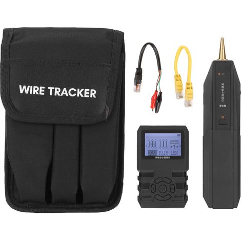 Poe-lan-netzwerkkabeltester Mit Multifunktions-lcd-bildschirm, 5 Scanmodi Für Rj45-ethernet-kabel