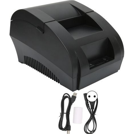 Hochauflösender Thermodrucker (90 Mm/s), Kompaktes Design Und Hohe Druckgeschwindigkeit, Kompatibel Mit 100–240 V Und Eu-stecker