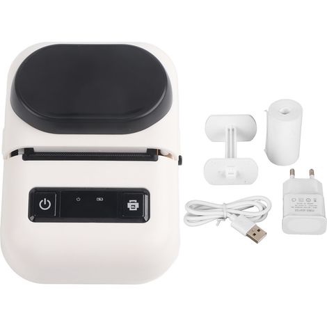 Tragbarer, Kabelloser Thermodrucker, Usb-c-anschluss, Multi-geräte-konnektivität, Schneller Ticketdruck, Für Einkaufszentren, Eu-stecker 100–240 V