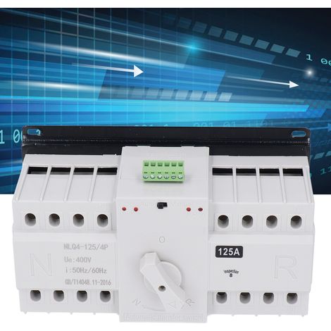 Automatischer Umschalter Mit Dualer Stromversorgung Und Mikroabschaltung Nlq4-125-4p 400v