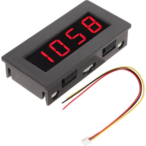 Digitaler Drehzahlmesser, 0,56" (5-9999), Rote Led-anzeige, 8-15v Dc-stromversorgung, Digitaler Drehzahlmesser