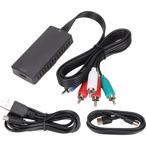 Ypbpr-zu-hdmi-1080p-adapter – Audio-video-konverter Für Dvds, Hd-fernseher Und Monitore