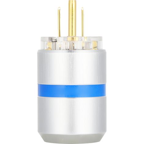 Mono-audiostecker Aus Reinem Kupfer Mit 24-karat-vergoldung – 100–250 V Hifi-stecker M107g
