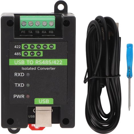 Industriell Isolierter Usb-zu-rs485/rs422-konverter Mit Mehrfachem Schutz – Kompatibel Mit Linux, Windows 10/8.1/8/7/xp Und Android