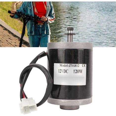 12v 120w Hochgeschwindigkeits-bürstenmotor Mit Riemenscheibe Für Elektroroller, E-bike, Diy-generator